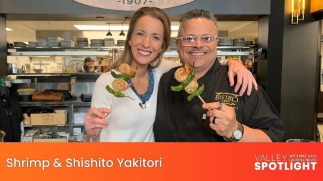 Shishito Shrimp Yakitori