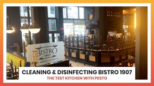 Bistro 1907 - Disinfecting and Getting Ready