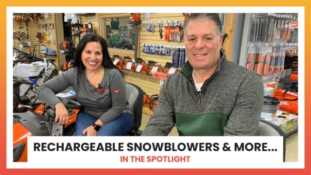 Rechargeable Snowblowers, Mowers and More!